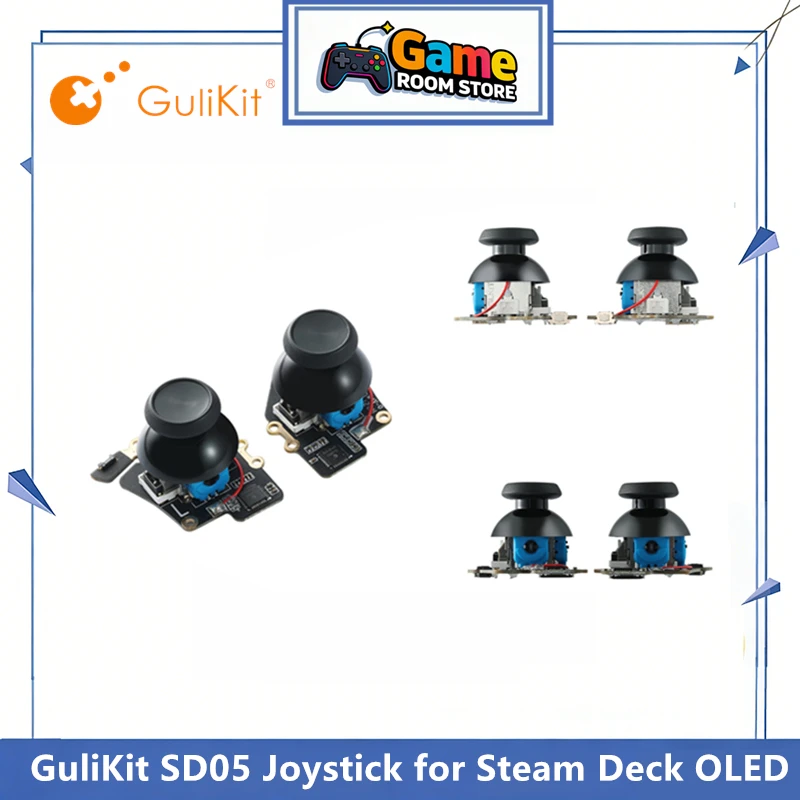 

GuliKit SD05 No Drifting Electromagnetic Module for Steam Deck OLED Joystick Replacement Repair Hall Effect Sensor Analog Stick