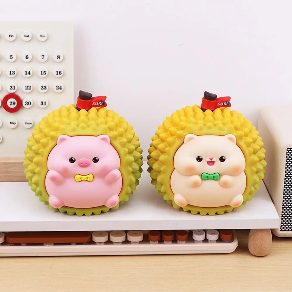 Anti Drop Fruit Durian Piggy Bank Decorative Savings Tank Fruit Durian Money Boxes Collectible Large Capacity