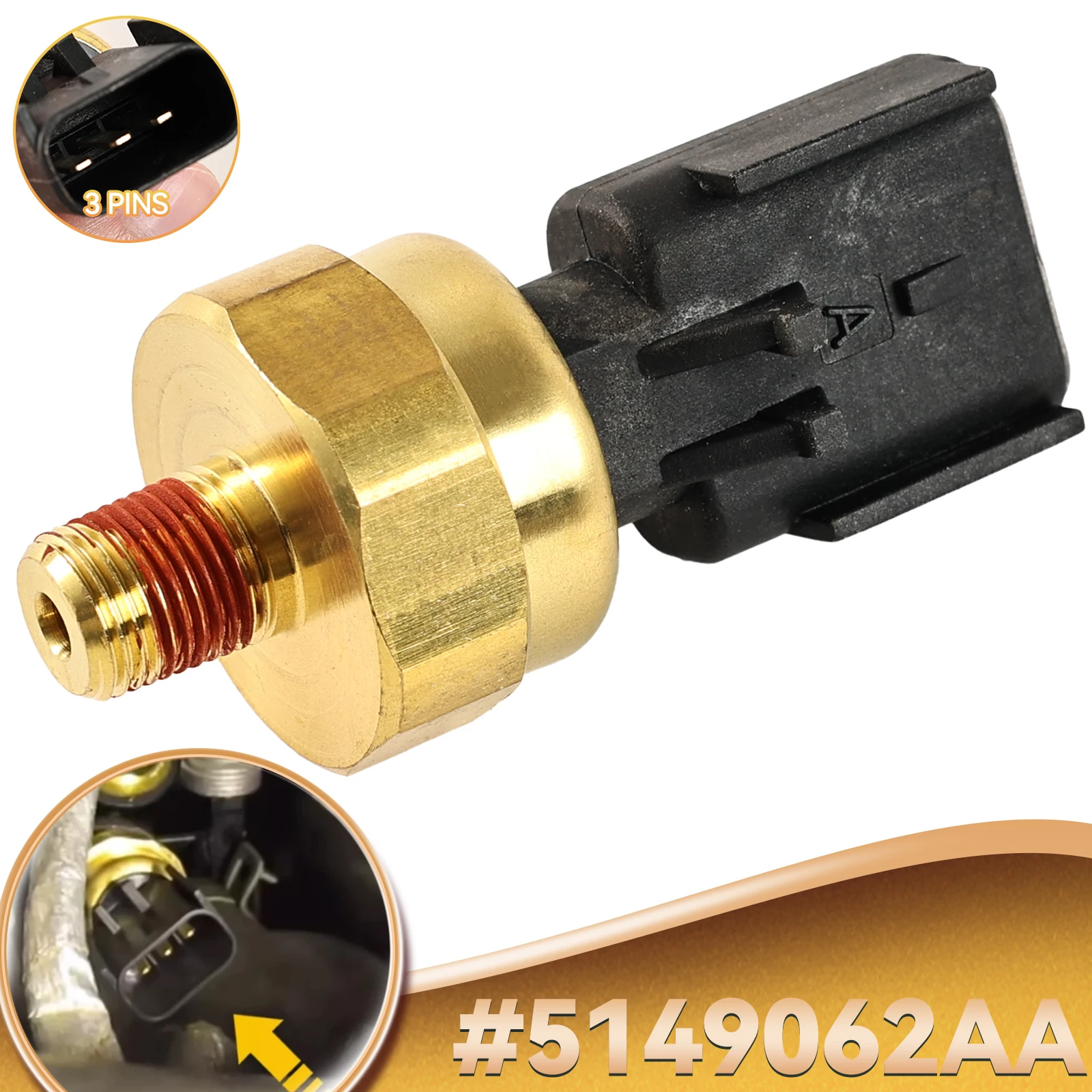 Oil Pressure Sensor Fit For For Jeep Cherokee Grand Cherokee Liberty Wrangler Car Accessories 05149062AA 5149064AA 5149062AB New