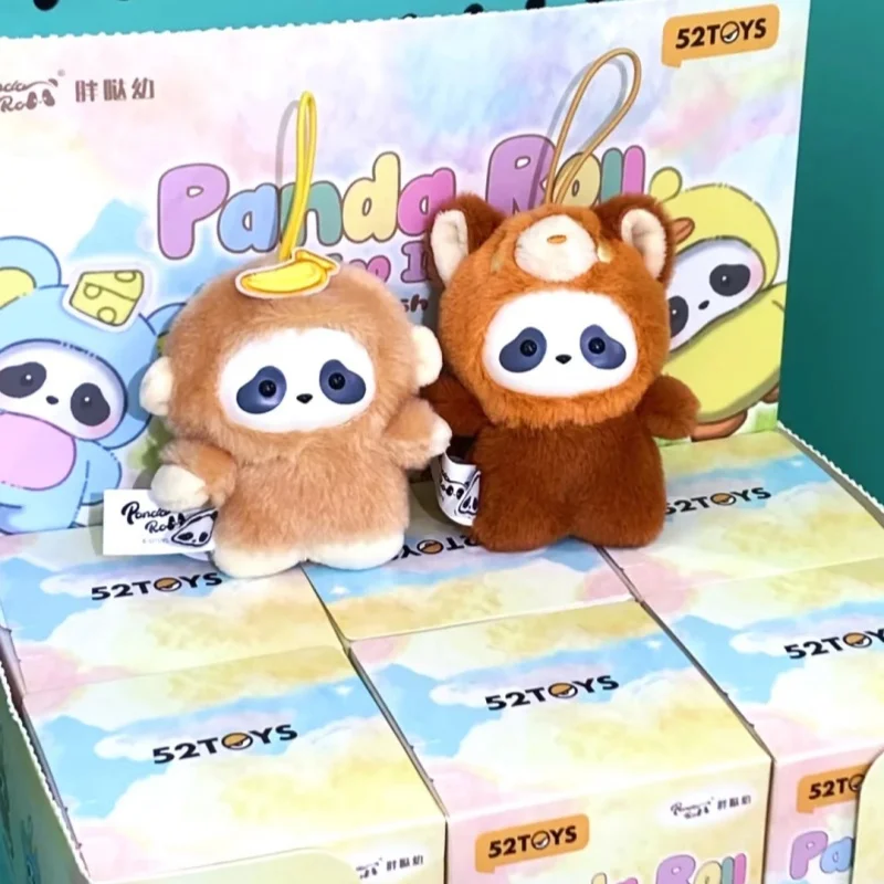 

Panda Roll Palm Zoo Series Plush Blind Box Cute Costumed Panda Stuffed Keychains Backpack Pendants Surprise Gift For Girls