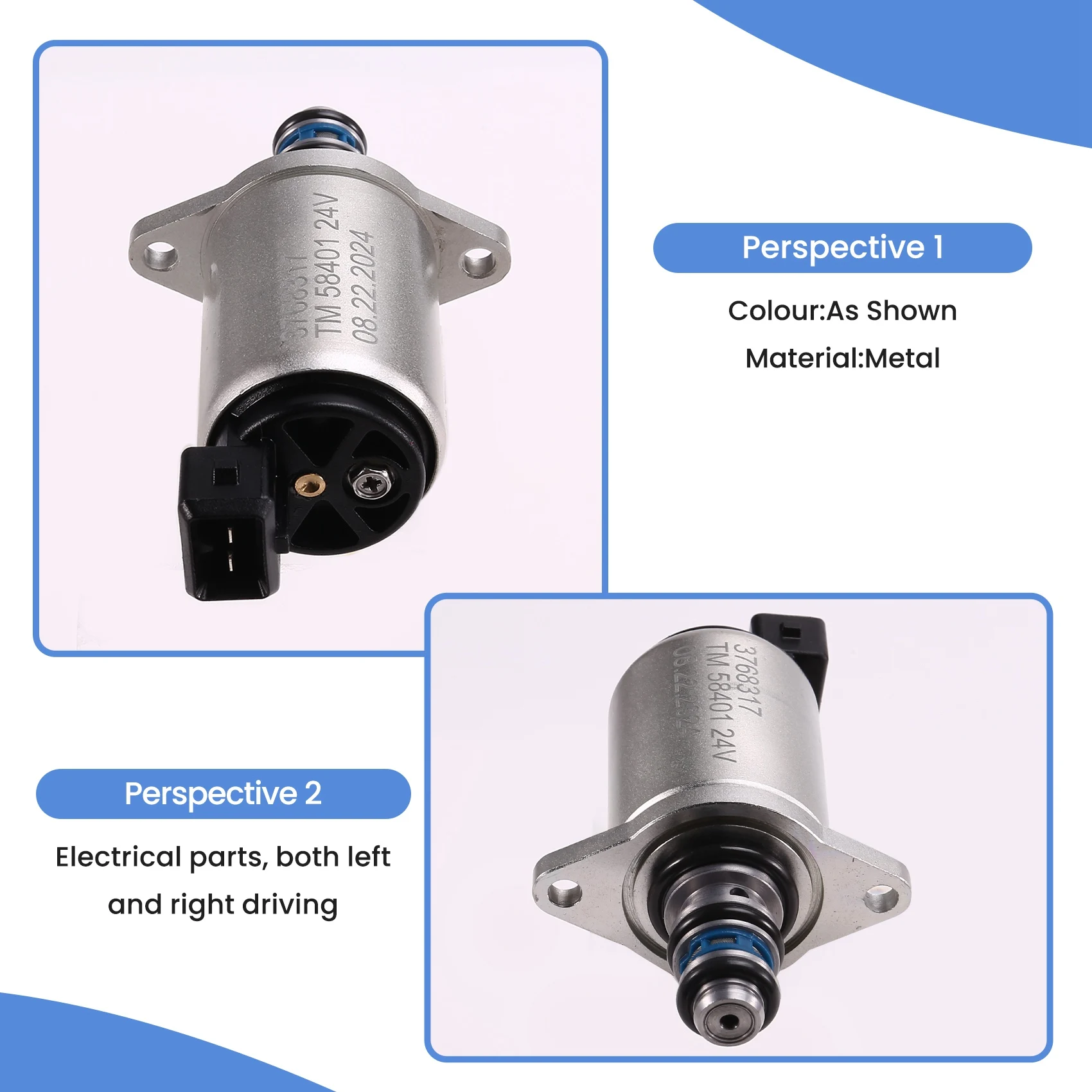 Reliable-3768317 For Parker 923636.0756 Tractor Truck Forklift Excavator Proportional Solenoid Valve 24V 376-8317
