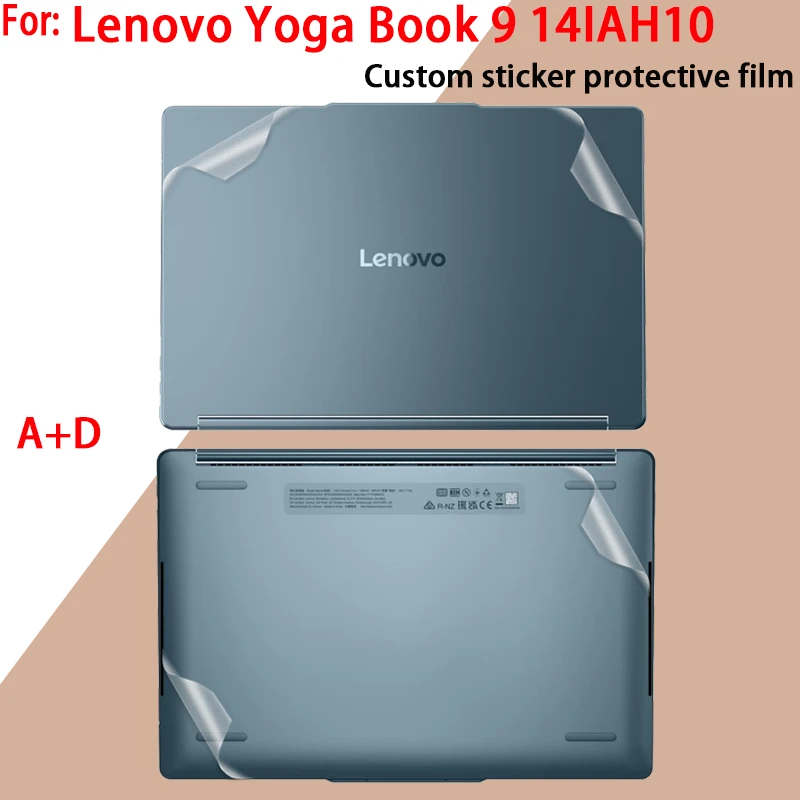

For Lenovo Yoga Book 9 14IAH10 sticker protective film Yoga Book 9i Gen10 laptop shell film body film screen film keyboard film