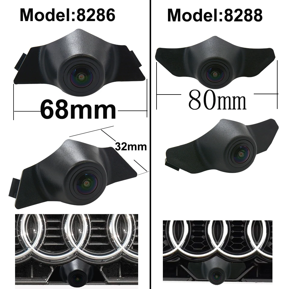 AHD 1080P Car Grill Parking Front View Camera per Audi A5 Cabriolet Coupe Sportback 40 45 TFSI 2021 2022 visione notturna Full HD