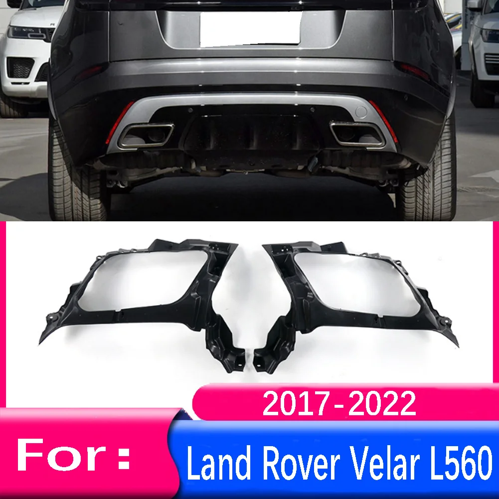 

2 Pcs/Set Car Exhaust Pipe Tail Throat Pipe Bracket For Land Rover Range Rover Velar L560 2017 2018 2019 2020 2021 2022+