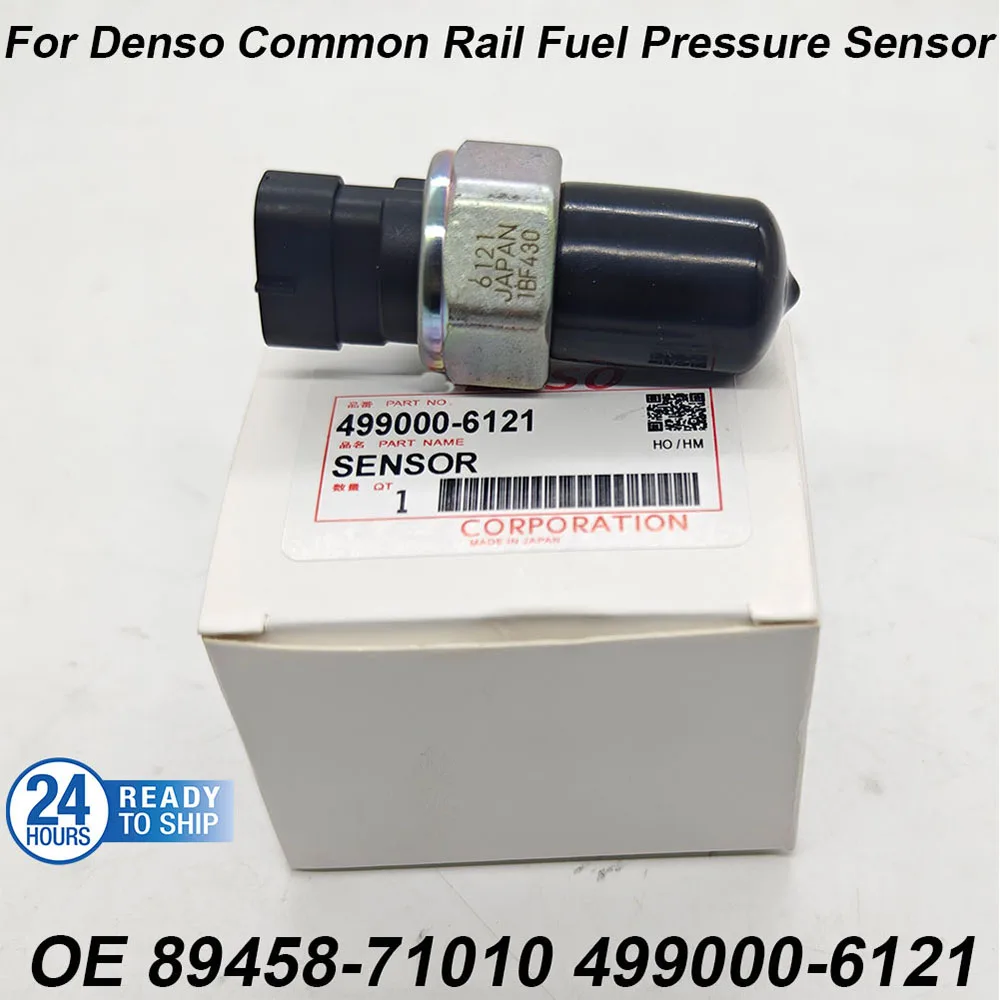 High Quality 89458-71010 499000-6121 For D-ENSO Common Rail Fuel Pressure Sensor 8945871010 4990006121 For Toyotaa Haice