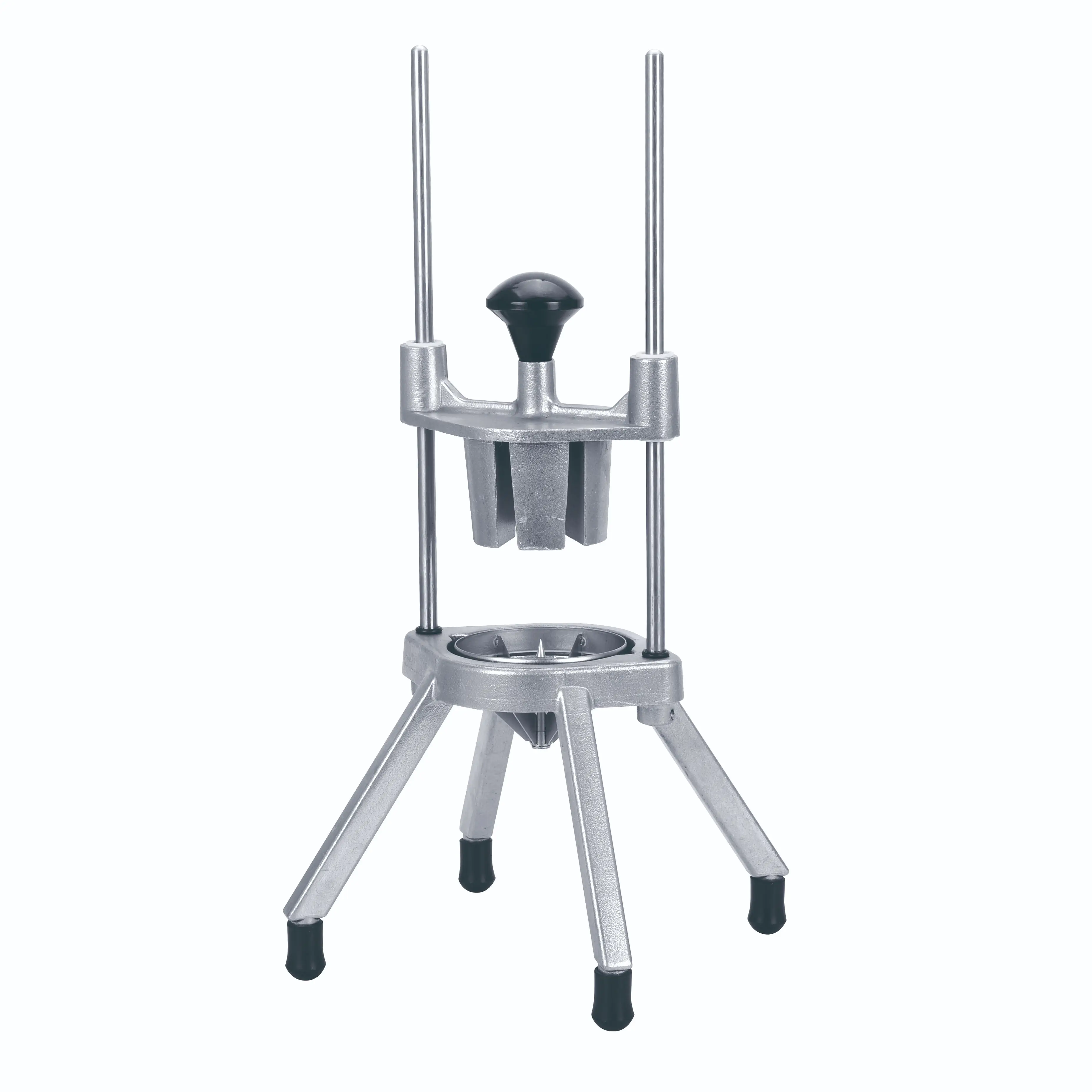 

4 Disc Stainless Steel Manual Hand Press Potato Fruit Apple Orange Chopper Slicer Machine Lemon Slicer