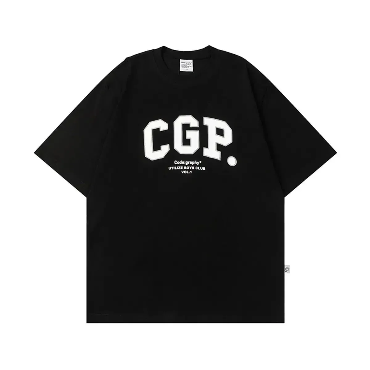 Koreańska niszowa modna marka Codegraph w tym samym stylu CGP z krótkim rękawem i męska damska codzienna luźny T-shirt letnia odzież męska