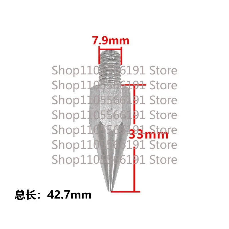 2pc Durable Replacement Pole Tips with 5/8