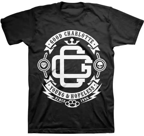 GOOD CHARLOTTE  Young & Hopeless  T SHIRT SMLXL2XL Brand New Official