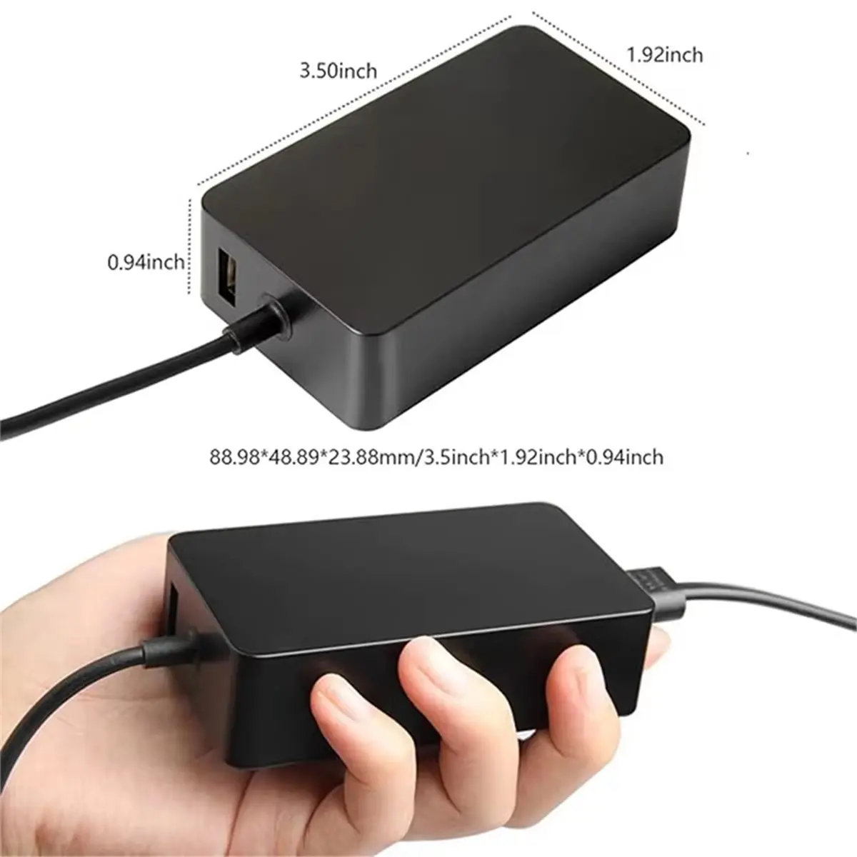 推奨事項--pro-3-4-5-6-7-8-9用65w充電器、供給アダプター、ブック型ノートパソコンアクセサリー用（米国向け）