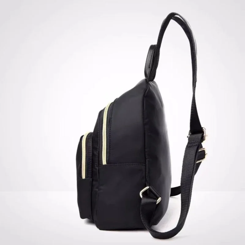 Mochila de nylon impermeável para mulheres, Mochilas elegantes para meninos e meninas, Bolsas de grife fofas para mãe