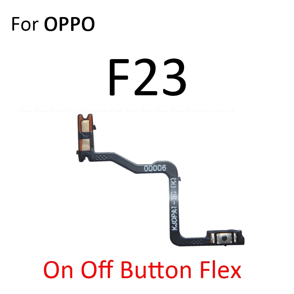 مفتاح تشغيل وإيقاف مفتاح كتم الصوت الصامت زر الشريط الكابلات المرنة لأجزاء OPPO F19 F21 F21s F23 F25 F27 Pro Plus 4G 5G #5