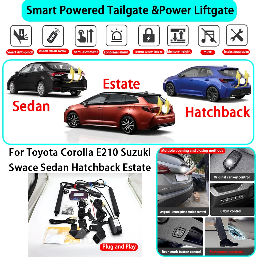 

for Toyota Corolla E210 Suzuki Swace Sedan Hatchback Estate Smart Automatic Powered Tailgate Electric Power Tailgate Lift Kit