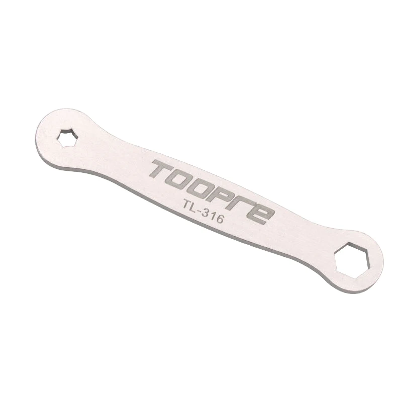 Herramienta de instalación de extracción de pernos de Pedal de mecanizado CNC 2 en 1, llave de tornillo de cabeza Torx de 3,2/3,4mm, llave hexagonal de 6mm, herramienta de montaje de bicicleta