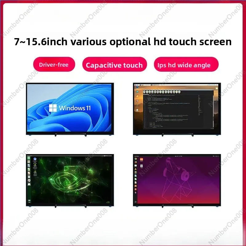 

Display Screen 4b Monitor 7inch Screen HDMI LCD IPS with Case