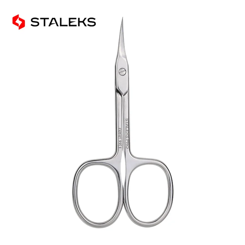 Staleks SE-22-1Nail Schaar Hoge Kwaliteit Roestvrij Staal Elleboog Wenkbrauw Schaar Exfoliërende Schaar Trim Neus Hair Make-Up Tool