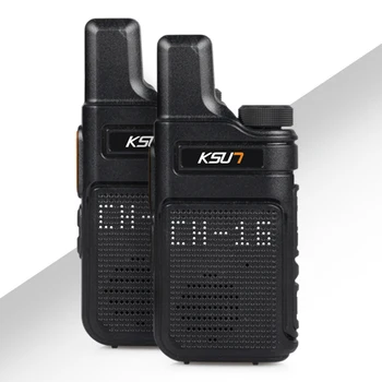 KSUT M6 Handheld PMR446 Walkie Talkie 2pcs Set Radio Station Transmitter for Kids Wireless Device Two Way Radio