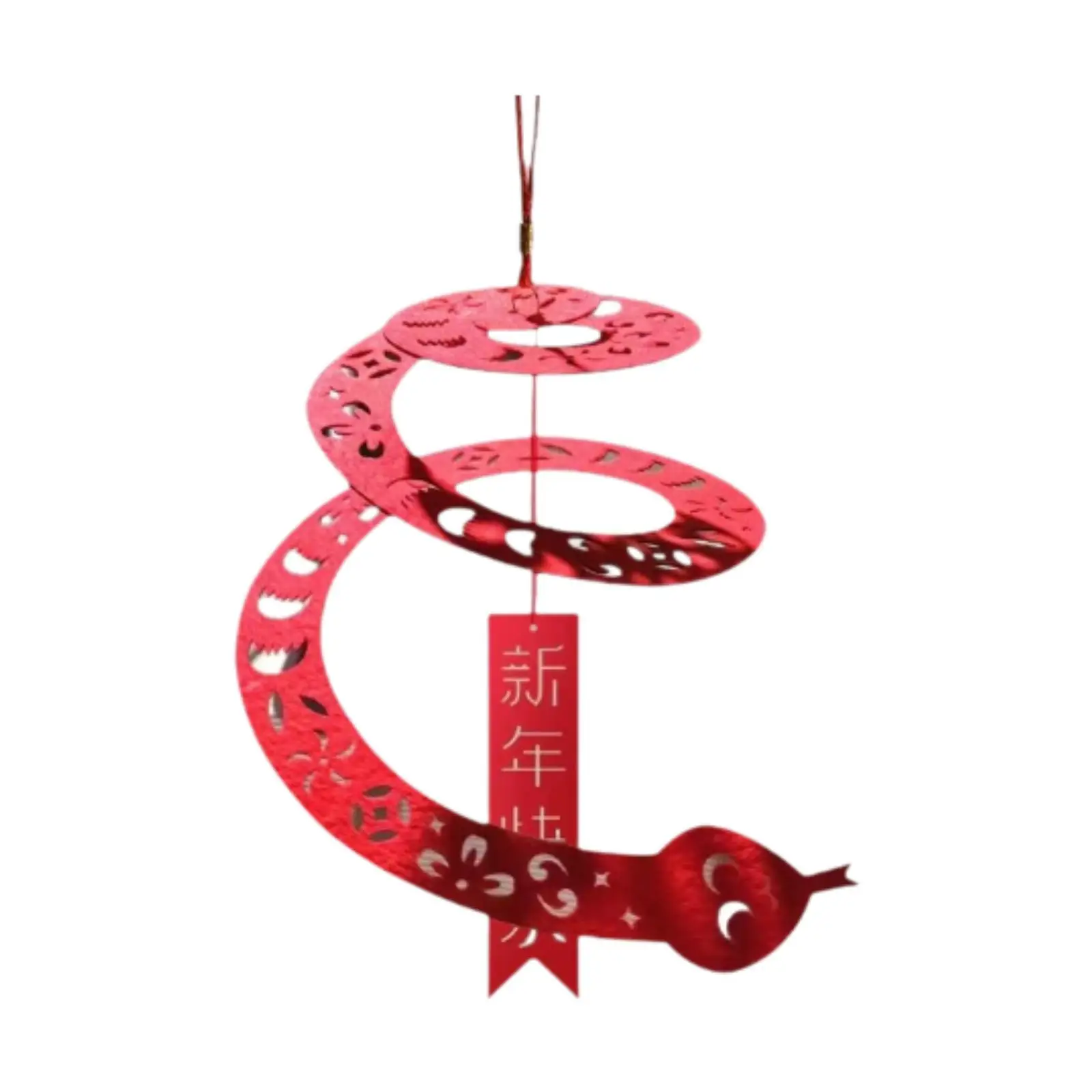 

2025 Snake Year Hanging Ornament Party Supplies Chinese New Year Decoration for Office Wall Bedroom Celebration Living Room