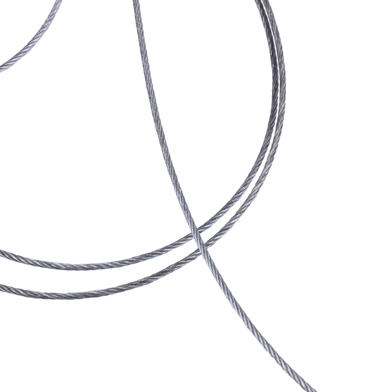 6X Roestvrij Staaldraad Kabel Rigging Extra, Lengte: 15M Diameter:1.0Mm