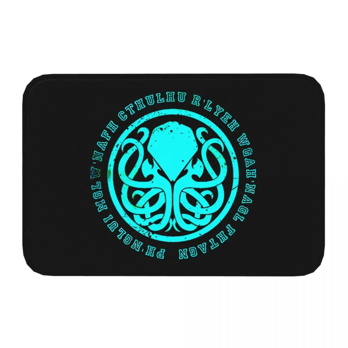 Dead Space Survival Horror Game Non-slip Doormat Cthulhu Fhtagn V3 Living Room Kitchen Mat Welcome Carpet Flannel Modern Decor