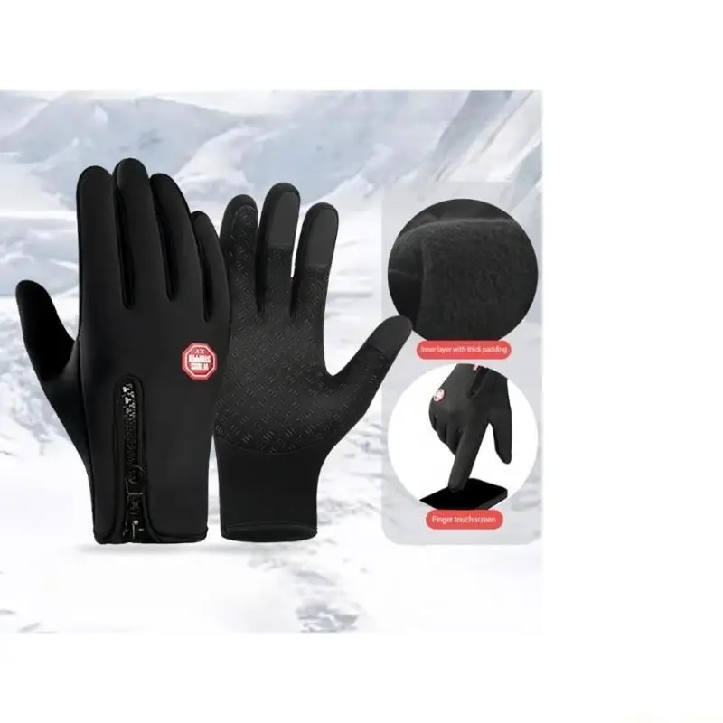 

31BF Unisex Waterproof Touchable Screen Gloves For Skiing Cycling With AntiSlip Grip All Weather Outdoor