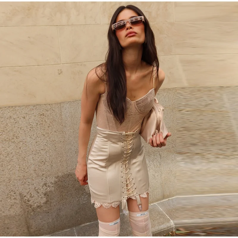 Urban Lace Patchwork Women Skirt image 19