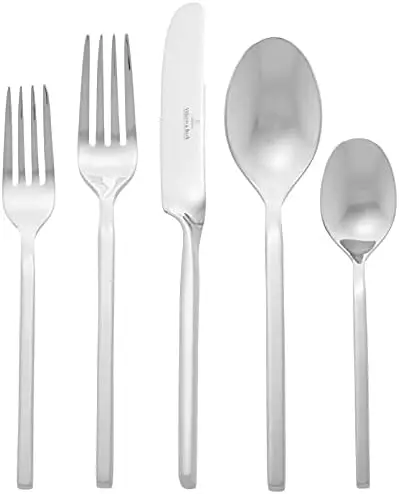 New Wave Flatware 64 Pc. Service for 12 by Villeroy and Boch Modern and simple in design that will be eye catching