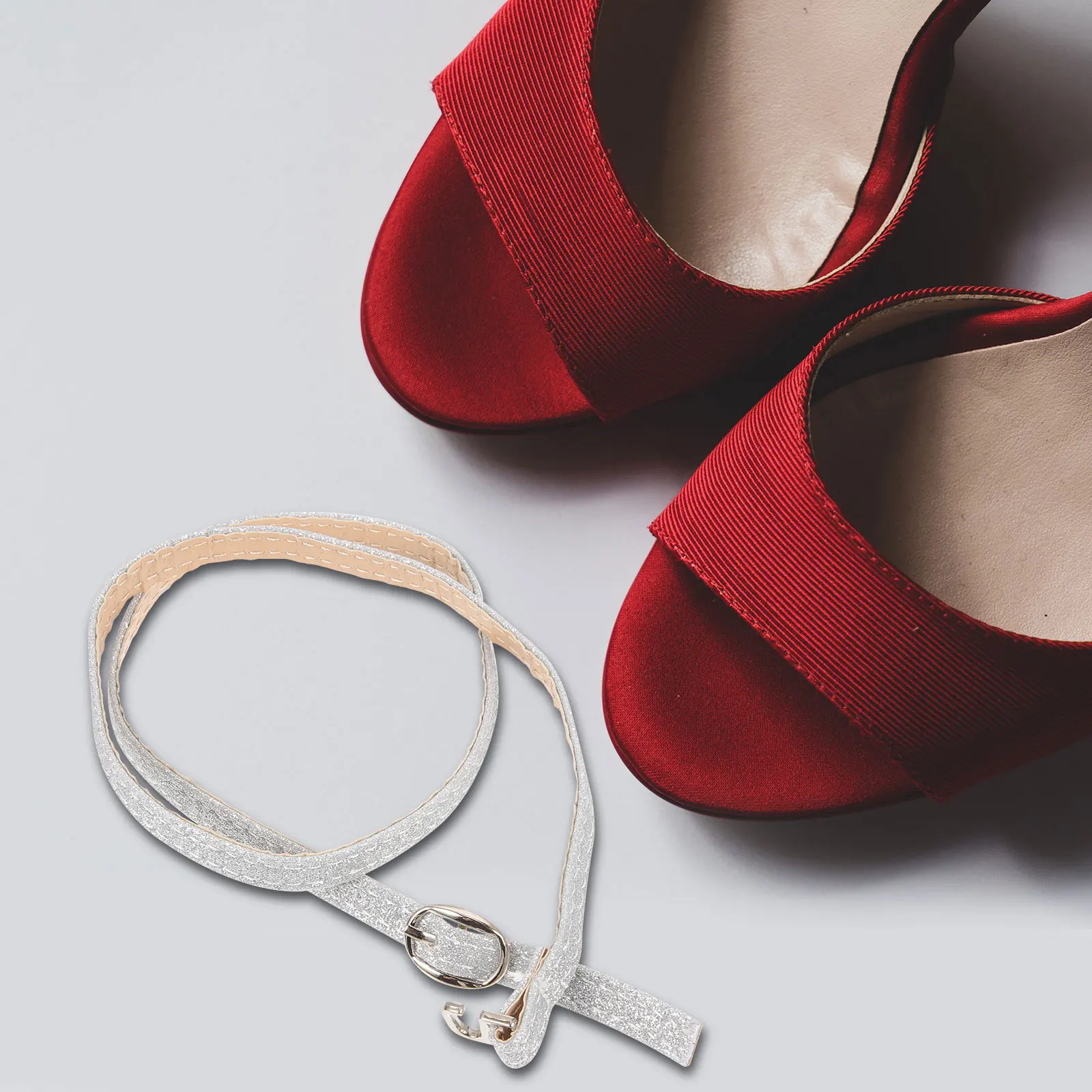 

High Heel Sandals Ankle Straps for Shoes Shoelace Heels Replacement Pu High-heeled Detachable