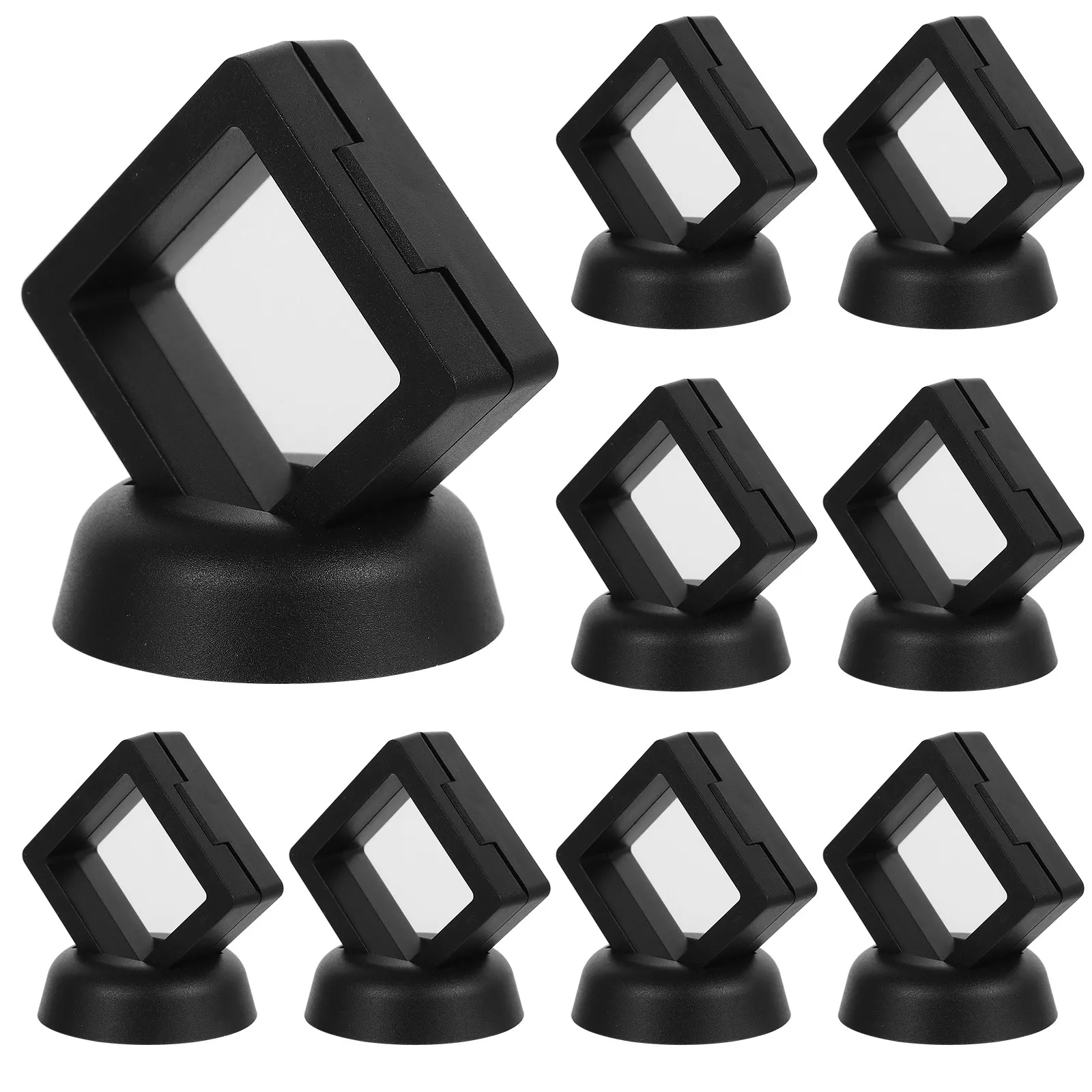 

Набор из 10 органайзеров для украшений: прозрачные коробки из АБС-пластика для хранения колец, ожерелий и других ювелирных изделий