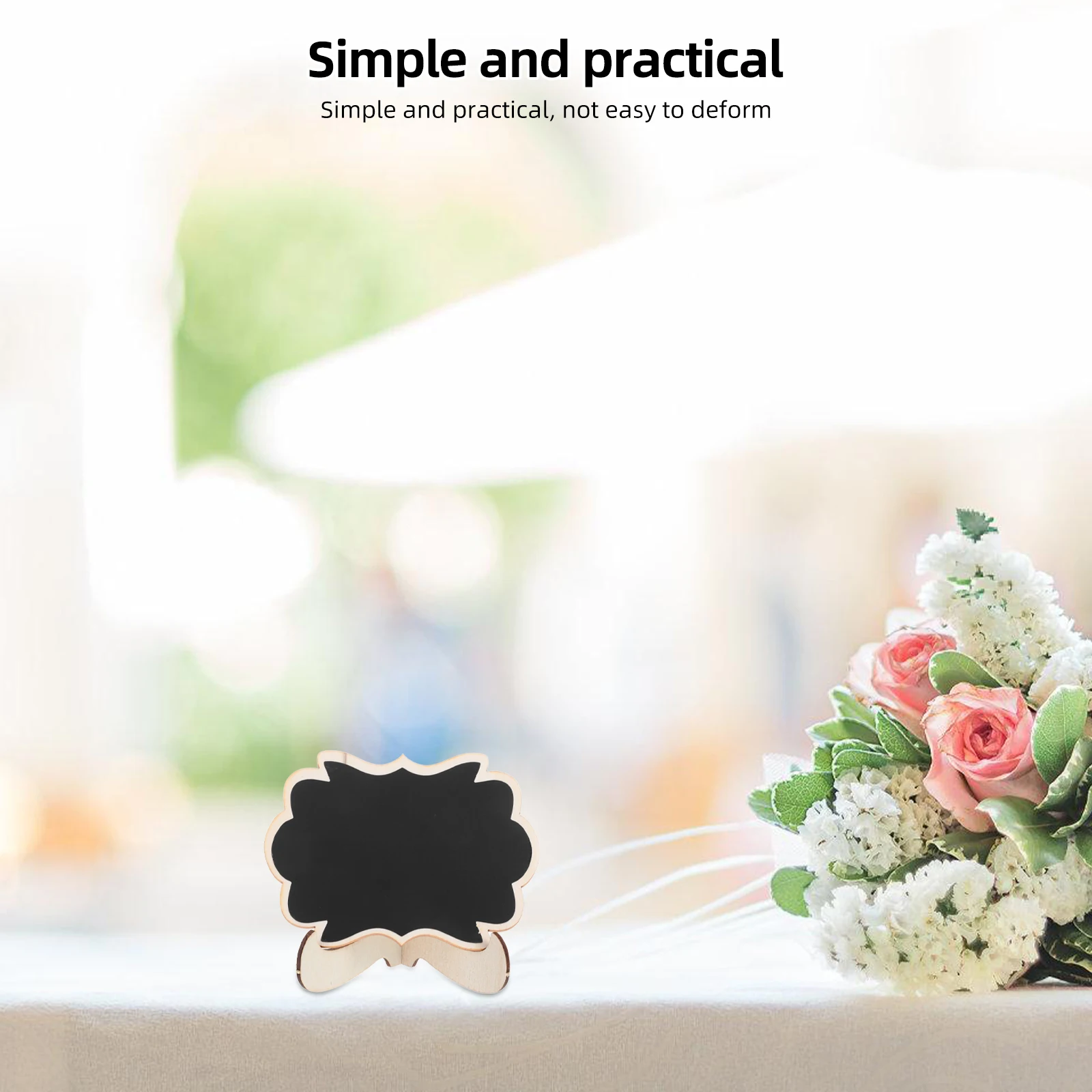 10Pcs Mini Chalkboard Signs Wooden Small Chalk Boards Food Display for Party Buffet Table Numbers Wedding Food Signs for Party