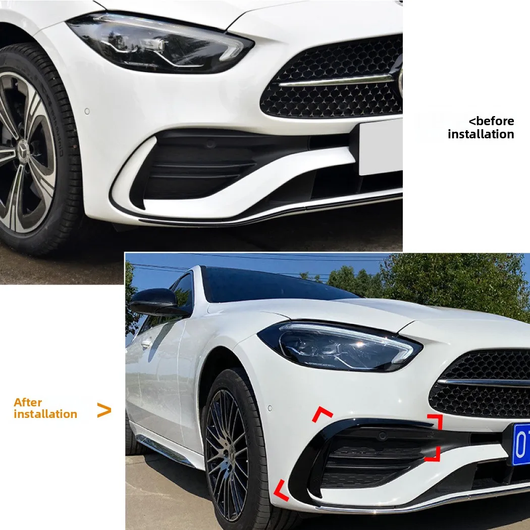 

Applicable To Mercedes-Benz C-Class W206 C260 C300 C200 2022 + Front Air Knife Exterior Accessories