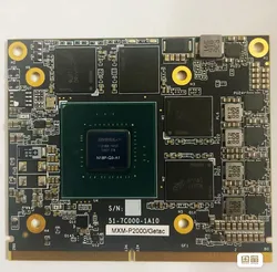Placa gráfica MXM P2000 zbook 15 G2 G3 m7510 m7520 placa de meia altura