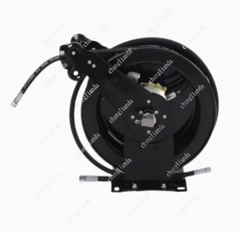 25m High Pressure Water Drum Winder Automatic Telescopic Pipe Reel Steel Wire Water Pipe Empty Disk Car Wash Machine