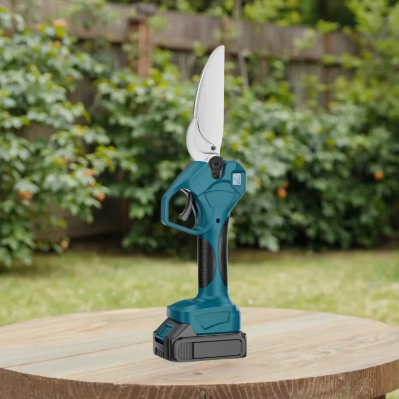 قابلة للشحن ليثيوم 21 فولت مقص كهربائي قوي حديقة شجرة الفاكهة تشذيب المقصات قطعة أثرية مقصات تشذيب 35 مللي متر