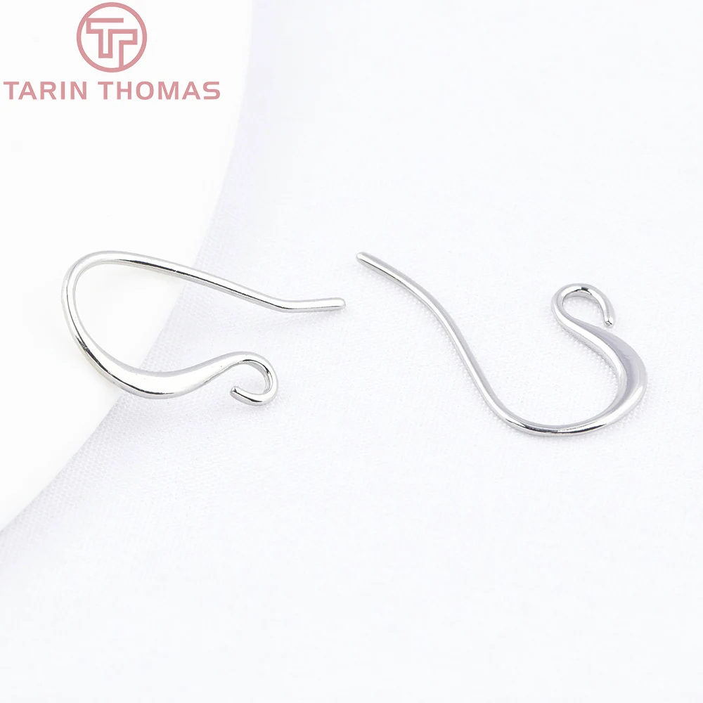 (2114)12PCS 12MM 24K Gold Color Brass Earrings Hook High Quality DIY Jewelry Making Findings Accessories Wholesales