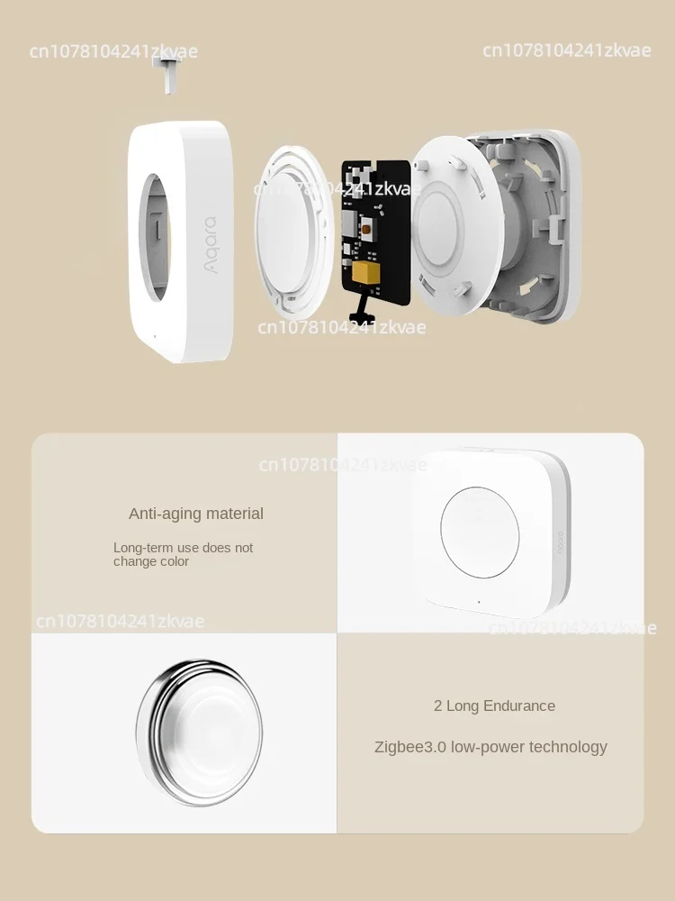 Green MI wireless switch E1(mini version) Smart home access Mi home remote control switch