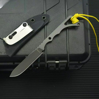 TOPS Rocky Fixed Blade Knife with K scabbard edc multitool knives utility Daily at home cutting outdoor bushcraft tactical knife