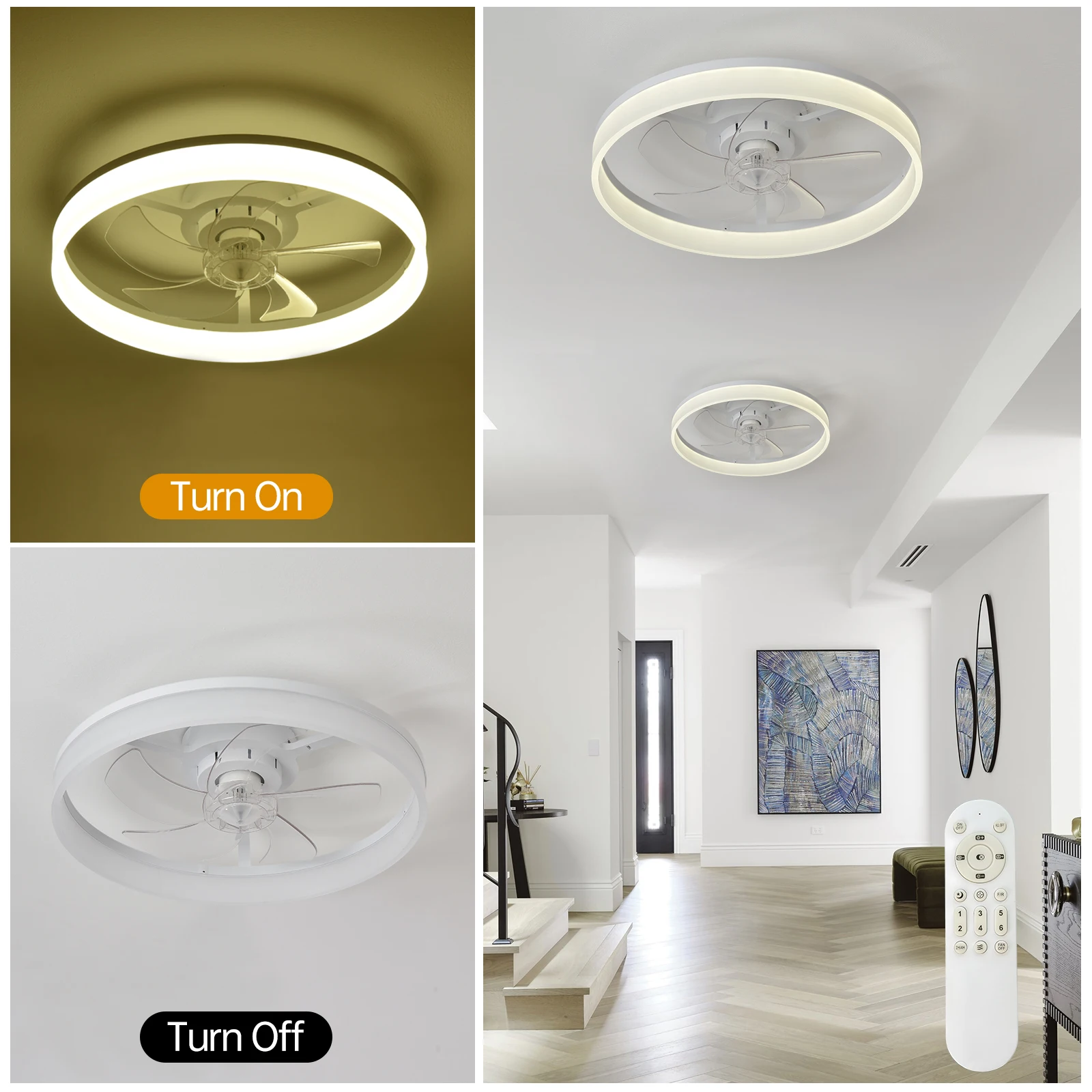 Modern Tavan Vantilatörü (Işık - Smart Ceiling Fan incelemesi ve fiyatı