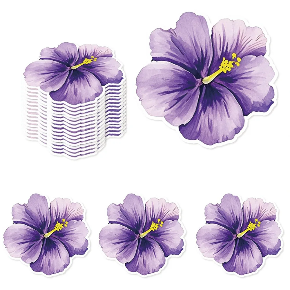 

25pcs Cartoon Disposable Placemats Set Eco-Friendly Paper Flowers Shaped Table Mats Vibrant Colors Meal Mat Restaurant