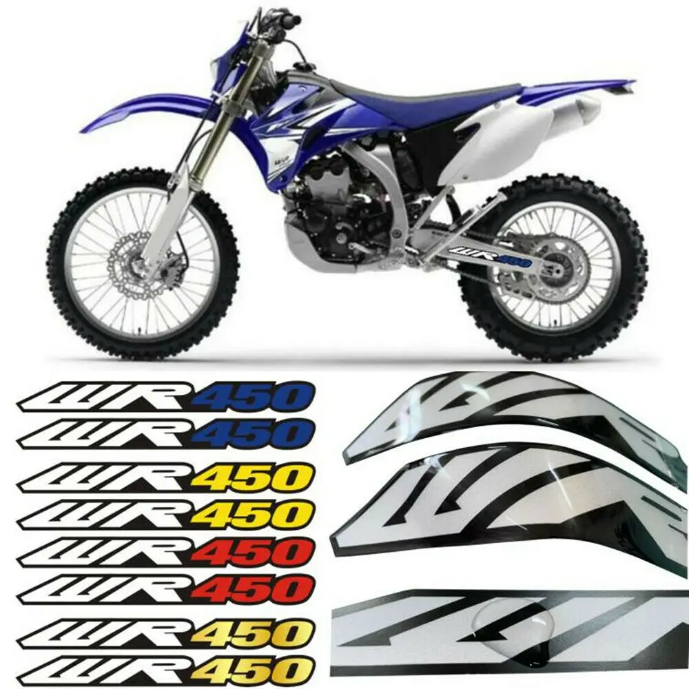 

3D Glue Swingarm Air Box Reflection Sticker Decals For YAMAHA WR450F 2003-2022