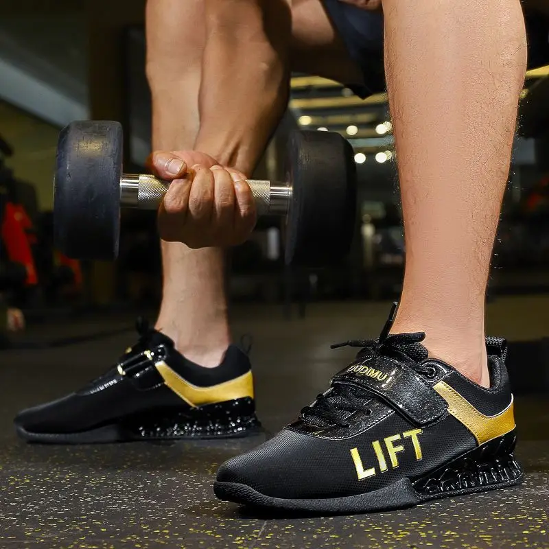 Professional Weights Shoes Casual Athletic Shoes Wide Toe Squat and Weightlifting Shoes Non-Slip Barefoot Training Shoes