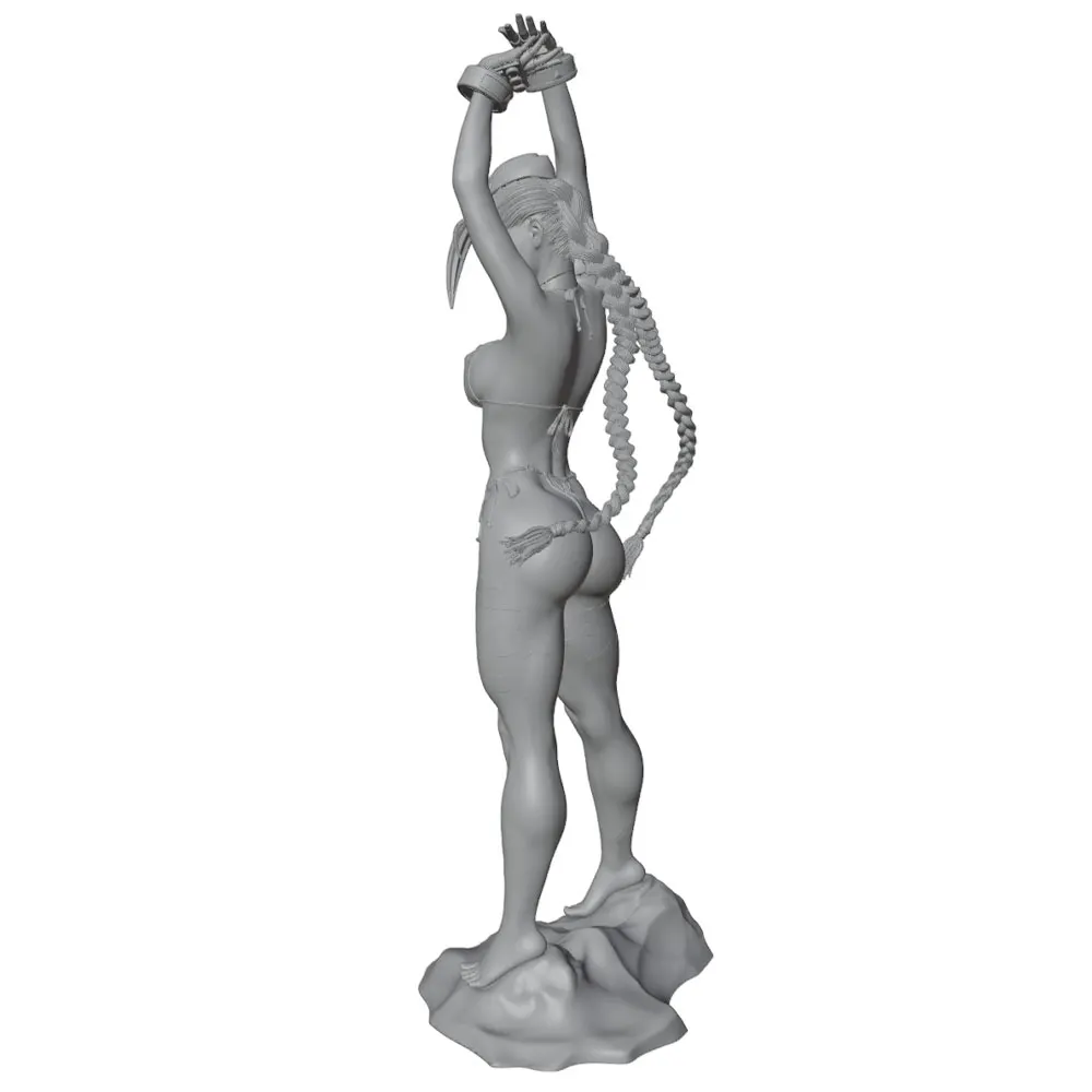 Figura resina miniatura chica playa para juegos de rol y coleccionismo - imagen 5