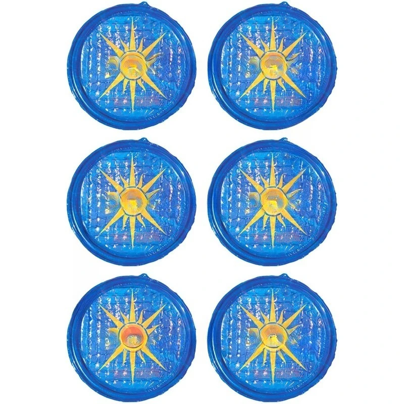 حلقات محمولة فوق الأرض، حمام سباحة داخلي، حوض استحمام ساخن، ملحقات تسخين سبا، غطاء شمسي، أزرق (6 #1