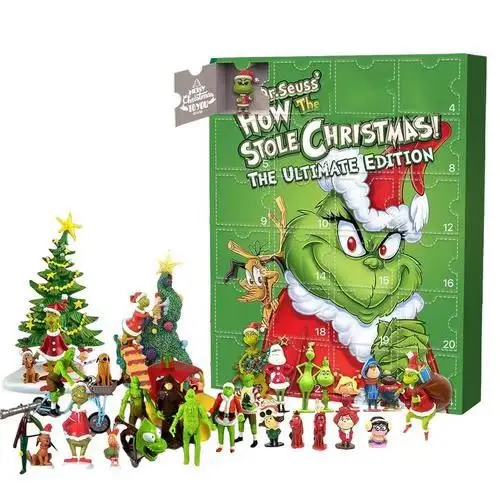 Christmas Advent Calendar 2024, Christmas Countdown Calendar, 24 Days Of Christmas Advent Calendar, 24Pcs Cartoon Figures Doll