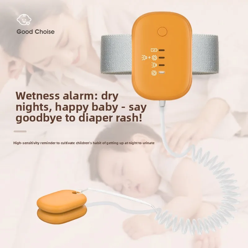 新しいおねしょ防止モニター-赤ちゃん用尿防止アラーム-夜間リマインダー