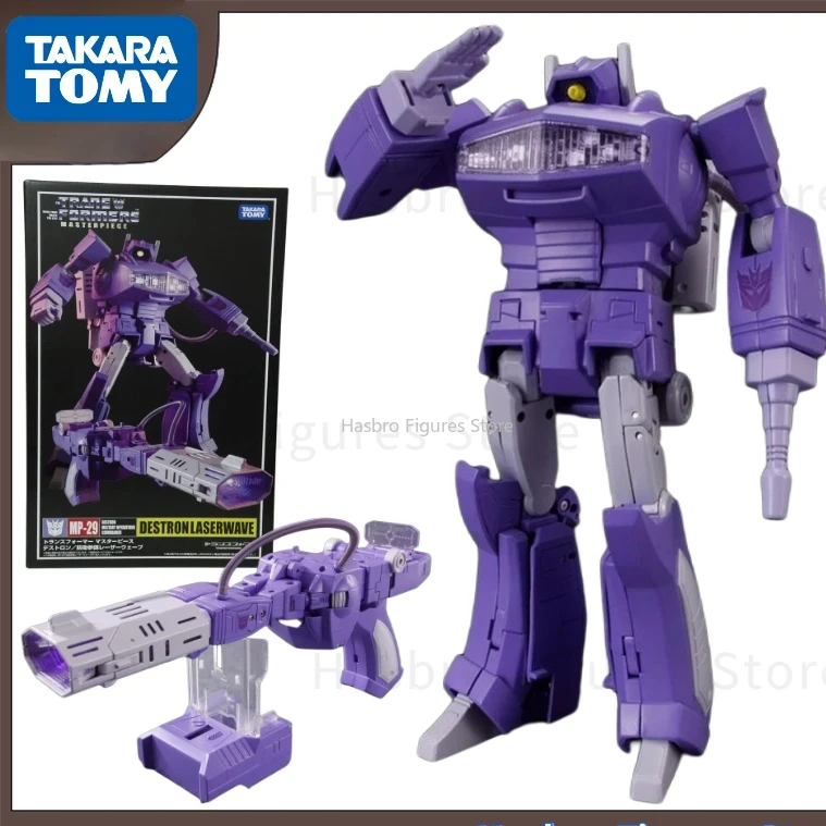 In magazzino TakaraTomy Transformers Destron Military Operations Commander Laserwave MP29 KO Action Figure Model Collection Gift