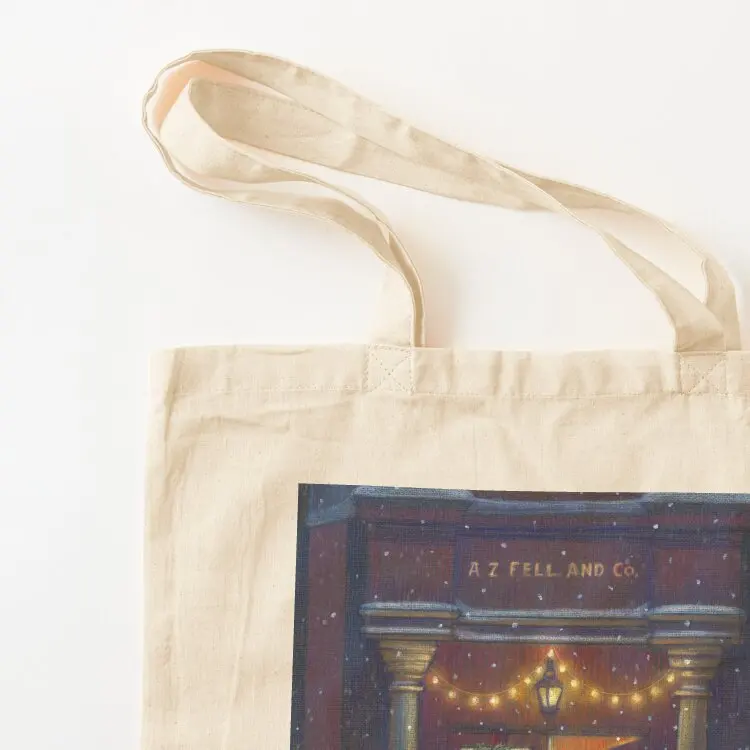 Bookshop Christmas Door Tote Bag personalized tote bag tote bag men sac pour femme 3