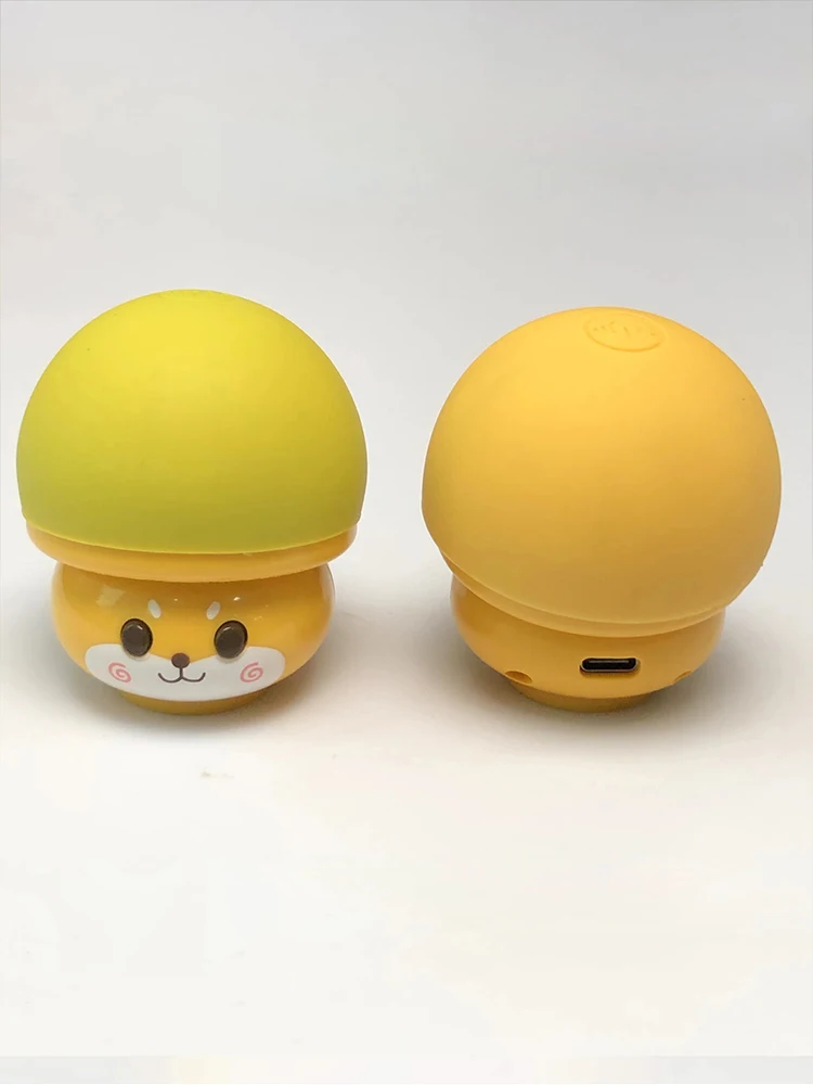 Mini small mushroom head wireless speaker, outdoor portable small audio, cartoon subwoofer bluetooth speaker