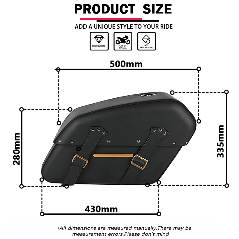 R18 Motorcycle Hard Saddlebag Saddle Bags 2840 Cubic Inch Fits For BMW R18 100 Years R 18 Classic 2020-2024 2023