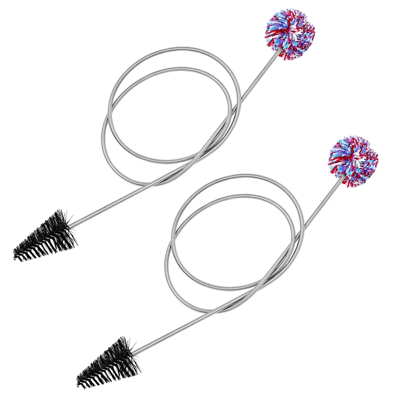 Линия для чистки духовых инструментов, латунная щетка для внутреннего отверстия саксофона, щетка для чистки инструментов A62X